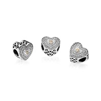 Pandora Charm-Lavish Heart-Fancy-Colored-Clear CZ Outlet Pandora Charm-Lavish Heart-Fancy-Colored-Clear CZ Outlet