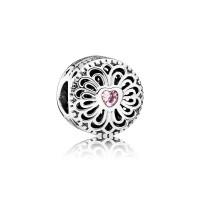 Pandora Charm-Love Friendship-Pink CZ Outlet Pandora Charm-Love Friendship-Pink CZ Outlet