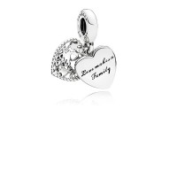 Pandora Charm-Love Makes A Family Dangle-Pink Enamel Clear CZ Outlet Pandora Charm-Love Makes A Family Dangle-Pink Enamel Clear CZ Outlet