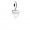 Pandora Charm-Love You Forever Dangle-Clear CZ PU Outlet