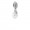 Pandora Charm-Luminous Elegance Dangle-White Pearl Clear CZ Outlet