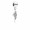Pandora Charm-Majestic Feather Dangle-Clear CZ Outlet