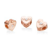 Pandora Charm-Mother Heart-Rose Clear CZ Outlet Pandora Charm-Mother Heart-Rose Clear CZ Outlet