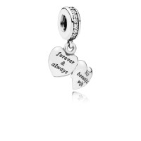 Pandora Charm-My Beautiful Wife Dangle-Clear CZ Outlet
