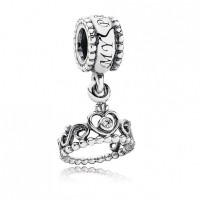Pandora Charm-My Princess Dangle-Clear CZ Outlet Pandora Charm-My Princess Dangle-Clear CZ Outlet