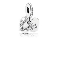 Pandora Charm-My Wife Always Dangle-Clear CZ Outlet Pandora Charm-My Wife Always Dangle-Clear CZ Outlet