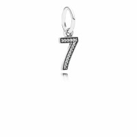 Pandora Charm-Number 7 Dangle-Clear CZ Outlet Pandora Charm-Number 7 Dangle-Clear CZ Outlet
