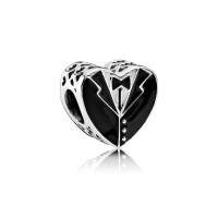 Pandora Charm-Our Special Day-Black White Enamel Outlet
