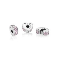 Pandora Charm-Pink Arcs Love Clip-Pink CZ Outlet Pandora Charm-Pink Arcs Love Clip-Pink CZ Outlet