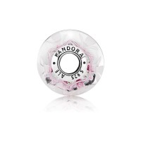 Pandora Charm-Pink Field Flowers-Murano Glass Outlet Pandora Charm-Pink Field Flowers-Murano Glass Outlet