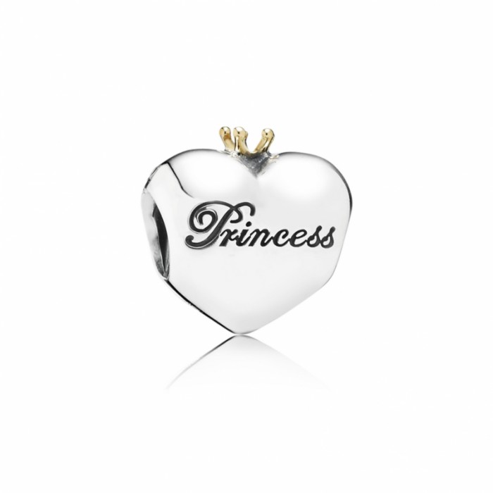 Pandora Charm-Princess Heart-Pink CZ Outlet