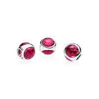 Pandora Charm-Radiant Droplet-Cerise Crystals Outlet