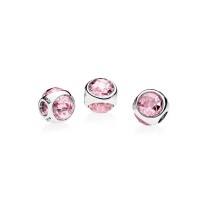 Pandora Charm-Radiant Droplet-Pink CZ Outlet Pandora Charm-Radiant Droplet-Pink CZ Outlet