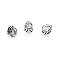 Pandora Charm-Radiant Teardrop-Clear CZ Outlet