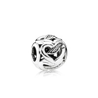 Pandora Charm-Ribbons Love-Clear CZ Outlet Pandora Charm-Ribbons Love-Clear CZ Outlet