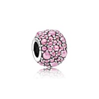 Pandora Charm-Shimmering Droplets-Pink CZ Outlet Pandora Charm-Shimmering Droplets-Pink CZ Outlet