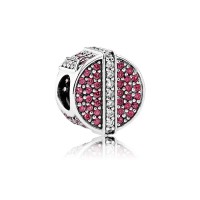 Pandora Charm-Shimmering Gift-Red-Clear CZ Outlet Pandora Charm-Shimmering Gift-Red-Clear CZ Outlet