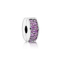 Pandora Charm-Shining Elegance Clip-Fancy Purple CZ Outlet Pandora Charm-Shining Elegance Clip-Fancy Purple CZ Outlet