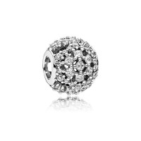 Pandora Charm-Snow Flurry-Clear CZ Outlet