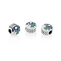 Pandora Charm-Snowy Wonderland-Blue Green Enamel Outlet Pandora Charm-Snowy Wonderland-Blue Green Enamel Outlet