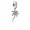 Pandora Charm-Sparkling Palm Tree Dangle-Clear CZ Outlet