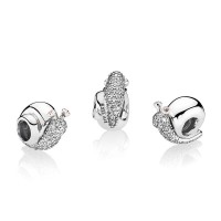 Pandora Charm-Sparkling Snail-Clear Orchid CZ Outlet Pandora Charm-Sparkling Snail-Clear Orchid CZ Outlet