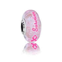 Pandora Charm-Survivor-Pink Murano Glass Pink Enamel Outlet Pandora Charm-Survivor-Pink Murano Glass Pink Enamel Outlet