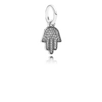 Pandora Charm-Symbol Protection Dangle-Clear CZ Outlet Pandora Charm-Symbol Protection Dangle-Clear CZ Outlet