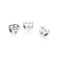Pandora Charm-Thank You-Clear CZ Outlet Pandora Charm-Thank You-Clear CZ Outlet