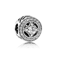 Pandora Charm-Vintage Allure-Clear CZ Outlet Pandora Charm-Vintage Allure-Clear CZ Outlet