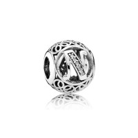Pandora Charm-Vintage N-Clear CZ Outlet Pandora Charm-Vintage N-Clear CZ Outlet
