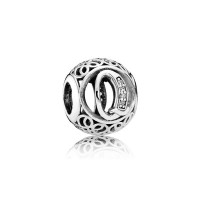 Pandora Charm-Vintage Q-Clear CZ Outlet Pandora Charm-Vintage Q-Clear CZ Outlet