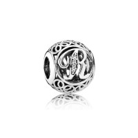 Pandora Charm-Vintage R-Clear CZ Outlet Pandora Charm-Vintage R-Clear CZ Outlet