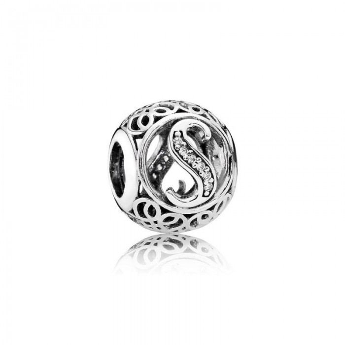 Pandora Charm-Vintage S-Clear CZ Outlet