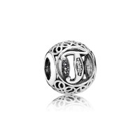 Pandora Charm-Vintage T-Clear CZ Outlet Pandora Charm-Vintage T-Clear CZ Outlet