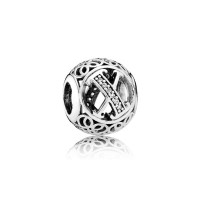 Pandora Charm-Vintage X-Clear CZ Outlet Pandora Charm-Vintage X-Clear CZ Outlet