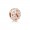 Pandora Charm-White PrimRoseMeadow-Rose White Enamel Clear CZ Outlet