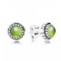 Pandora Earring-August Birthstone Peridot Stud Outlet