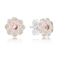 Pandora Earring-Blooming Dahlia Floral Outlet Pandora Earring-Blooming Dahlia Floral Outlet