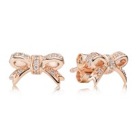 Pandora Earring-Bow Bows Stud-Rose Outlet Pandora Earring-Bow Bows Stud-Rose Outlet