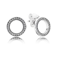 Pandora Earring-Circle-Cubic Zirconia Outlet Pandora Earring-Circle-Cubic Zirconia Outlet