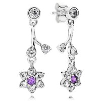 Pandora Earring-Forget Me Not Drop Floral Outlet Pandora Earring-Forget Me Not Drop Floral Outlet