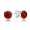 Pandora Earring-July Birthstone Ruby Droplet-925 Silver Outlet