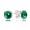 Pandora Earring-May Birthstone Green Crystal Droplet Outlet