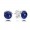 Pandora Earring-September Birthstone Sapphire Droplet-925 Silver Outlet