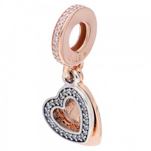 Pandora Charm-Beloved Mother Dropper Family-Rose Gold Outlet