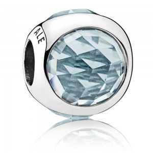 Pandora Charm-Blue Baby Pram Baby-Cubic Zirconia-Silver Outlet