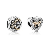 Pandora Charm-Bound By Love-CZ-Silver Outlet Pandora Charm-Bound By Love-CZ-Silver Outlet