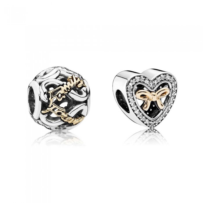 Pandora Charm-Bound By Love-CZ-Silver Outlet