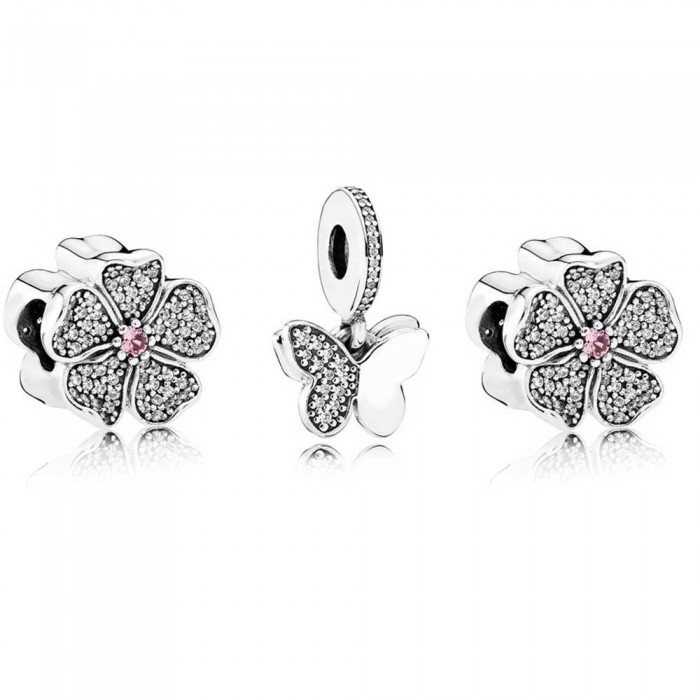 Pandora Charm-Butterfly Blossom Butterfly Outlet
